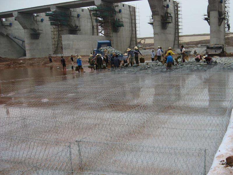 石籠網(wǎng)施工圖片